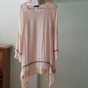 Beige boho tunic